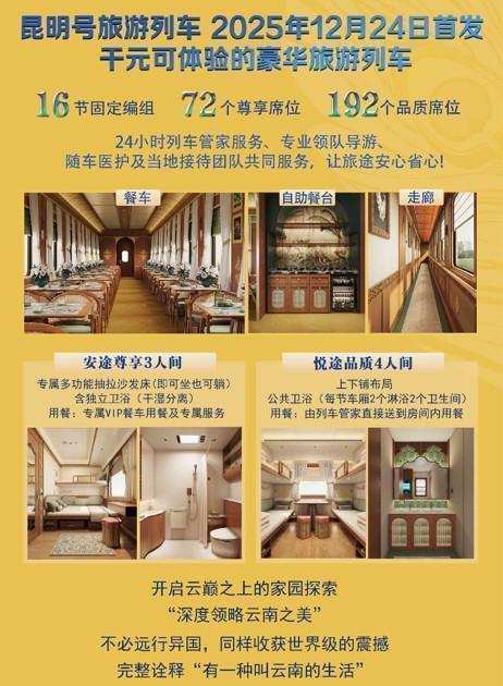  【深度解析】昆明号旅游专列运营逻辑：闭环设计如何重塑云南旅行体验 文化旅游