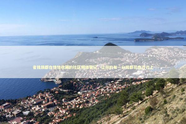 省钱族都在悄悄收藏的社区频道笔记，让你的每一分钱都花在刀刃上 新闻