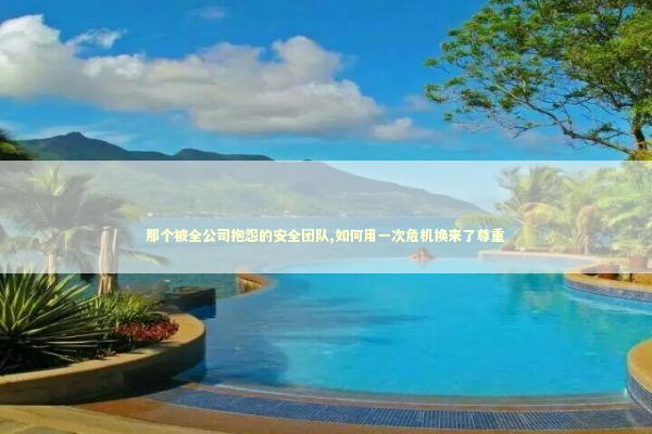 那个被全公司抱怨的安全团队,如何用一次危机换来了尊重 IT技术