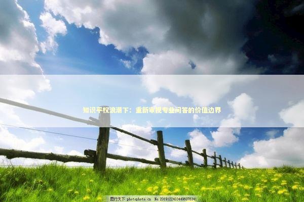 知识平权浪潮下：重新审视专业问答的价值边界 IT技术